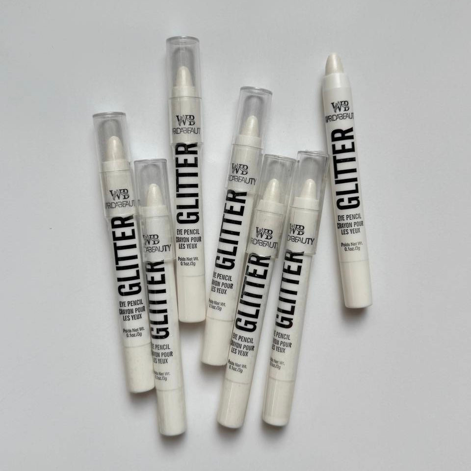 Pearl White Twist-Up Highlighter Pen