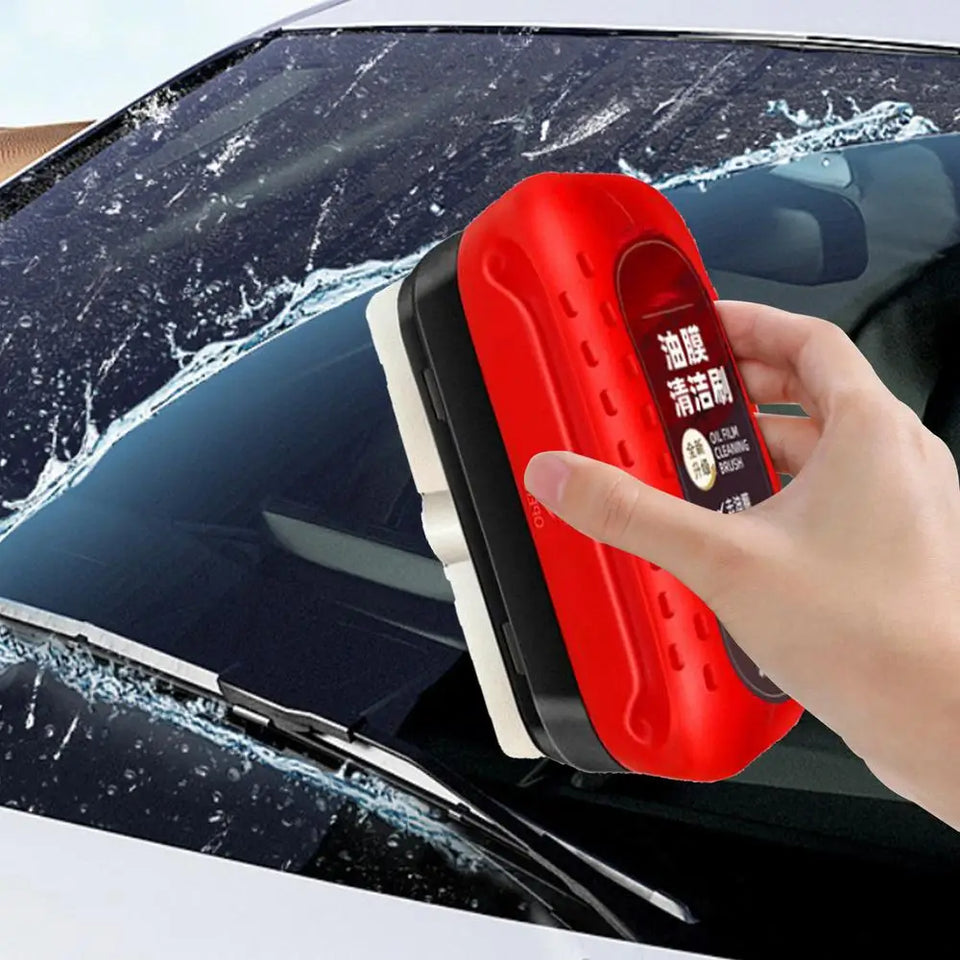 Automotive Oil Film Cleaning Brush To Improve Clarity And Visibility Of Car Glass