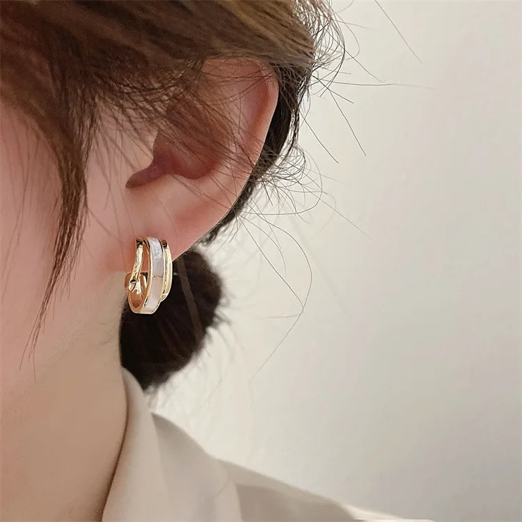 Luxury U-shaped Earrings for Women