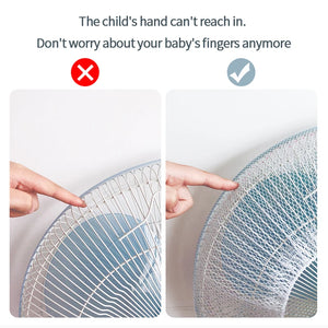 Fan Cover  for Baby Kids Finger Protector Fan Safety Dust Cover Mesh Fan Covers