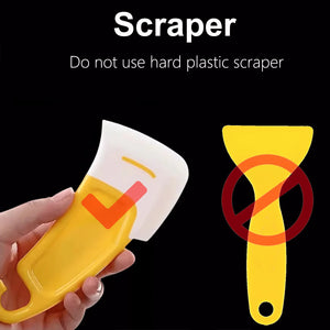 ( Pack Of 3 )  Cleaning Rubber Scraper