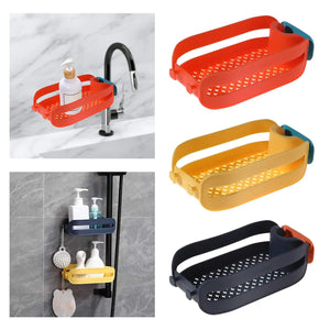 Faucet Drain Rack Sink Organizer