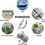 Reusable and Stainless Steel Cable Tie Buckle Strap