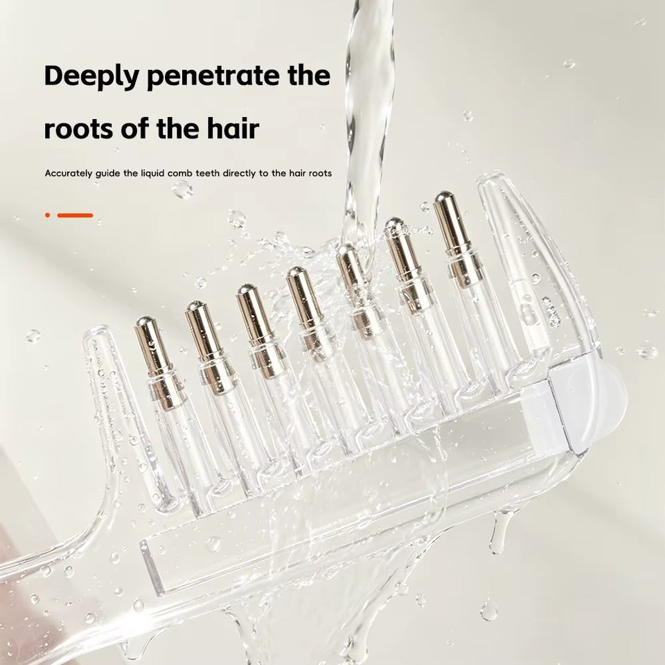 Unisex Transparent Essential Oil Applicator Massage Comb