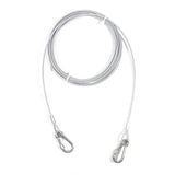 Stainless Steel PVC Coated Clothesline, Portable Windproof Indoor/Outdoor