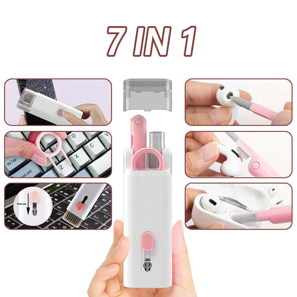 seven in one multifunctional computer keyboard cleaning brush