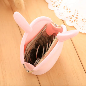 2 Cute Mini Rabbit storage purse gift for girls