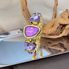 Women's Luxury Colorful Rhinestone Chain Watch