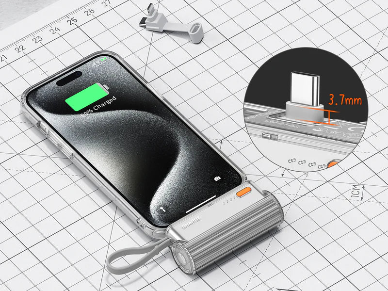 2 IN 1 New 5000mAh Fast Charging Battery Power Bank