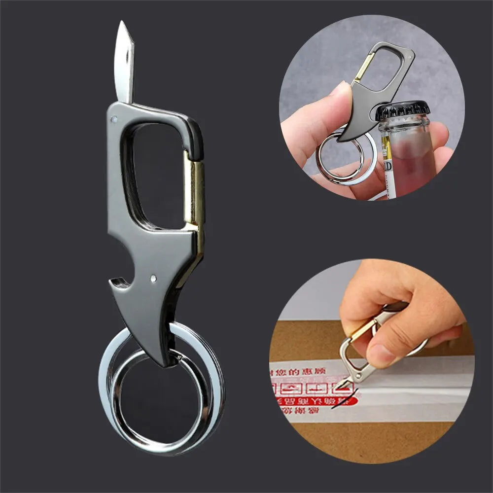 2 in 1 KeyChain with Bottle Opener and Foldable Knife For Kitchen Tools