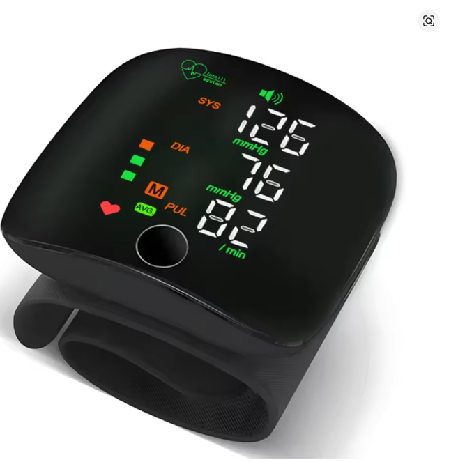 Rechargeable Wrist Blood Pressure