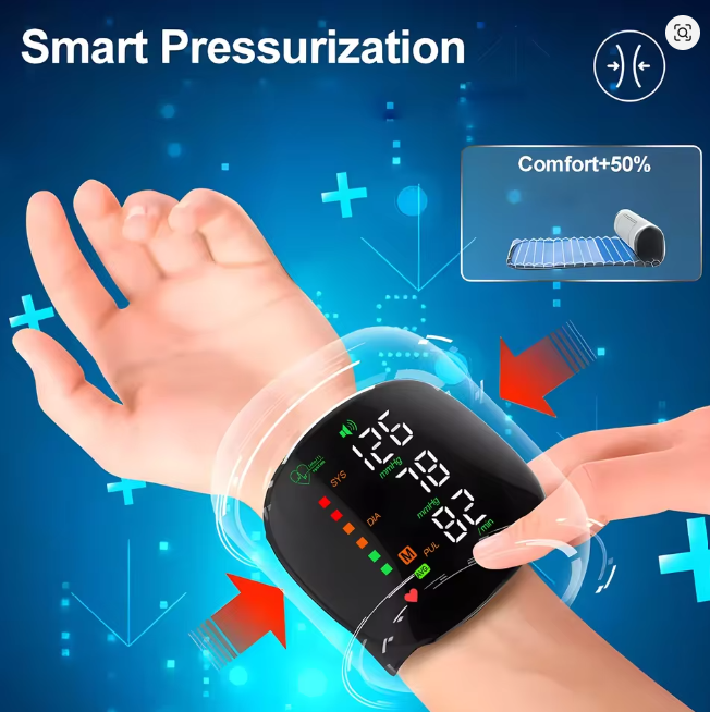 Rechargeable Wrist Blood Pressure
