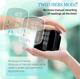 Rechargeable Wrist Blood Pressure