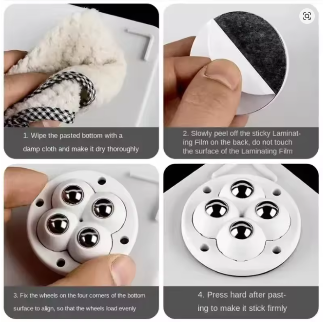 Universal Self Adhesive Caster Wheels