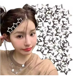 Silver Star Hair Clips
