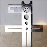 Adjustable Stainless Steel Hole Locator Ruler