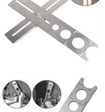 Adjustable Stainless Steel Hole Locator Ruler