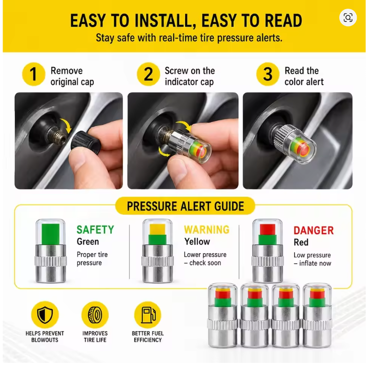 Tire Pressure Monitor Caps
