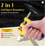 Portable 2-in-1 Tile Cutter -Ceramic & Glass Tile Cutter Hand Tool