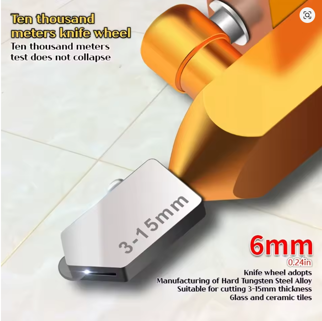 Portable 2-in-1 Tile Cutter -Ceramic & Glass Tile Cutter Hand Tool