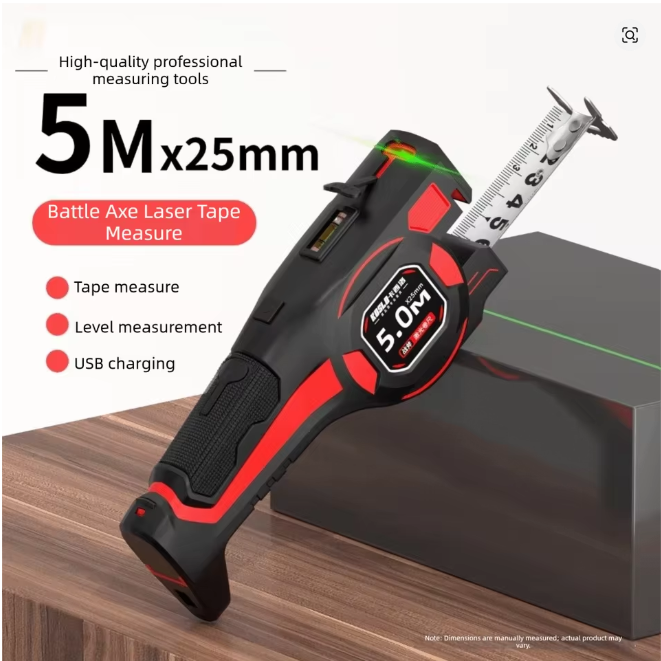 3-in-1 Laser Tape Measuring Tool