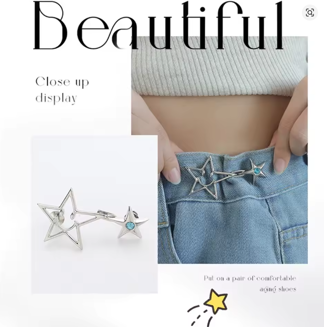 Adjustable Waist Buckle for Jeans