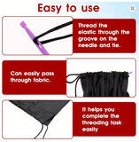 Flexible Drawstring Sewing Threader Tool