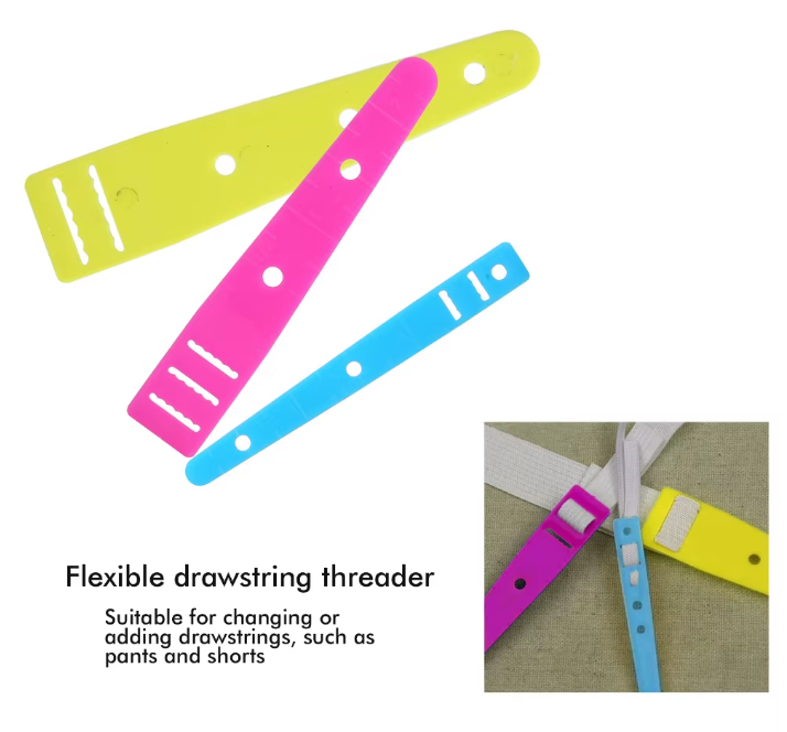 Flexible Drawstring Sewing Threader Tool