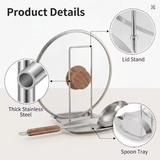 Stainless Steel Pot Lid Rack