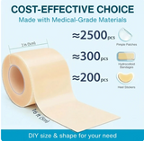 Self-Adhesive Transparent Hydrocolloid Bandage Patches