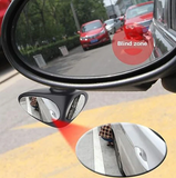 Dual View Blind Spot Mirror for Easier Parking & Wheel Visibility