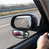 Dual View Blind Spot Mirror for Easier Parking & Wheel Visibility