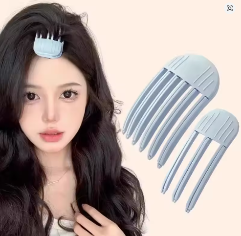 Fluffy Hairpin Curling Bangs Clips