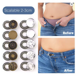 Elastic Spring Waistband Extender Button