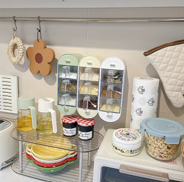 Adhesive Wall Mounted Seasoning Box
