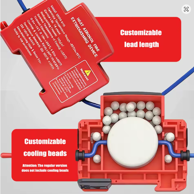 heat aerosol fire extinguishing device