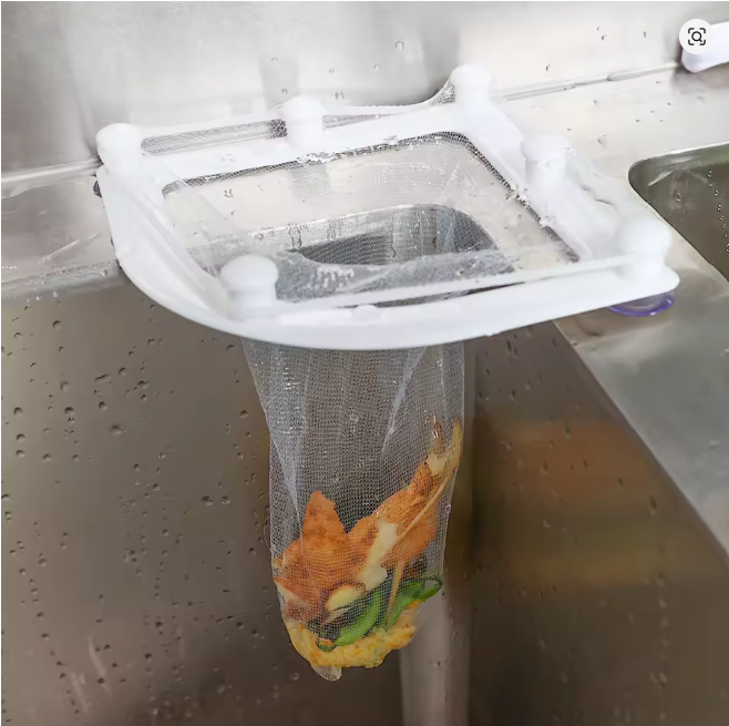 Multi-Purpose Kitchen Sink Food Residue Filter Rack