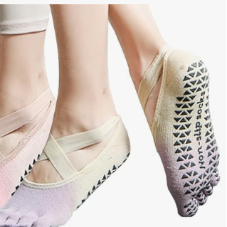 Anti Slip Five Finger Yoga Socks