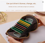 Multipurpose Leather Avocado Shape Card Coin Holder
