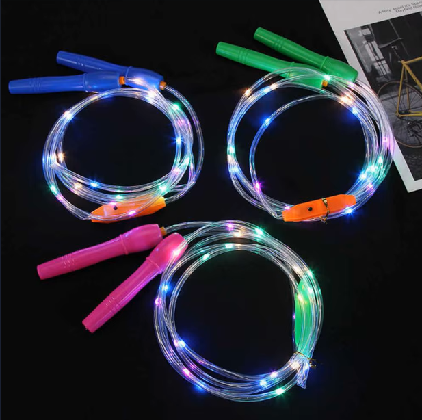 Colorful LED Skipping Rope for Night Exercises