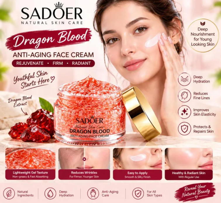SADOER Dragon Blood Anti Aging Face Cream