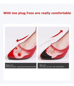 Toe Plug Soft Sponge  Filler Insoles Anti-Pain Shoe Pads