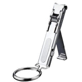 Foldable Ultra-Thin Nail Clippers Keychain