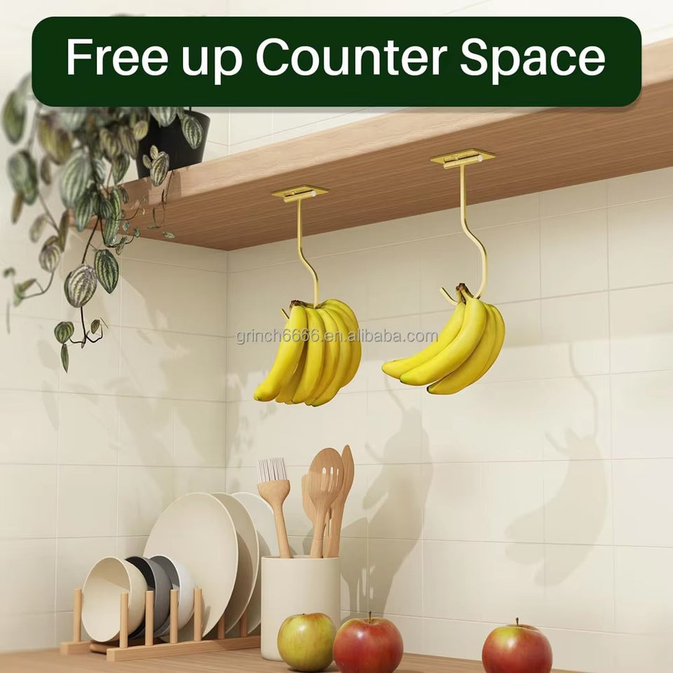 Self Adhesive Banana Hook under Cabinet