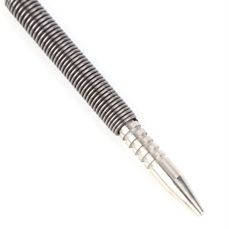 Spring tool hammerless nail set