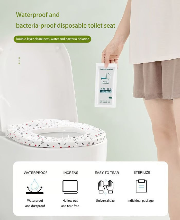 Pack of 4 Disposable Toilet Seat Covers