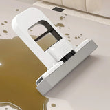 Mini Foldable Desktop Mop Hand-free Washing Cleaning Dual-use Small Rubber Cotton Mop