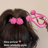 Elastic Double Knot Ponytail Scrunchie