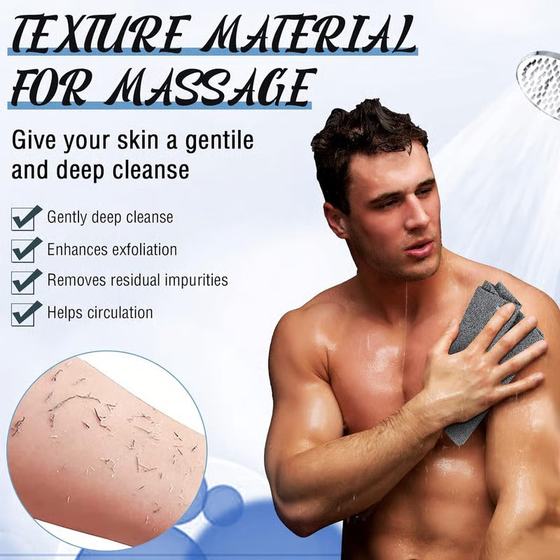 Extended Exfoliating Back Scrubber with Handles