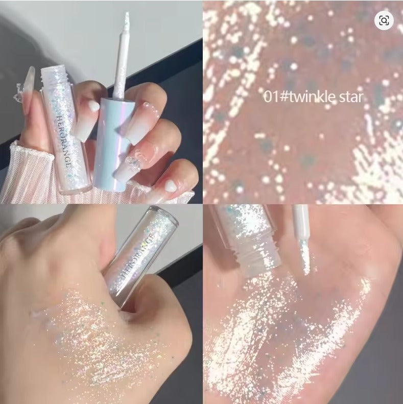 Gold Shimmer Liquid Eye Shadow